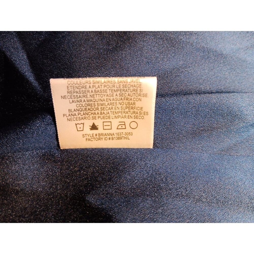 Dress the Population Brianna Women S Halter Mermaid Dress Blue Formal Prom NWOT - Picture 6 of 7